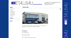 Desktop Screenshot of metallbau-a-schoene.de